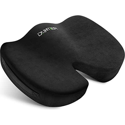 Daintier Seat Cushion Black Comfort Soft Supportive Cushion