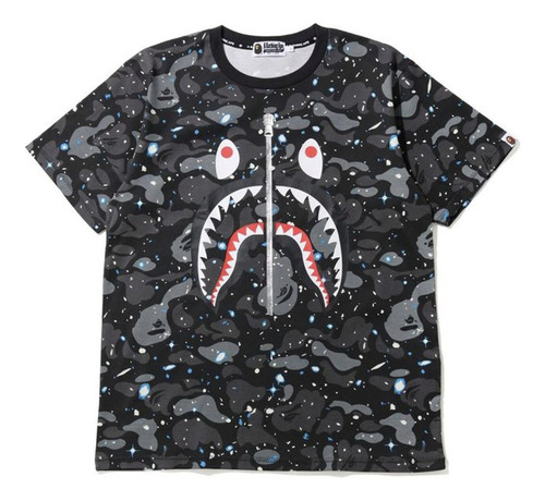 Polera Bape Shark Space Manga Corta