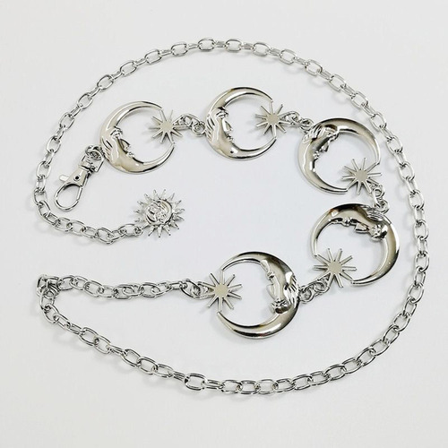 Para Cinturón De Cadena Corporal Con Colgante De Luna Y