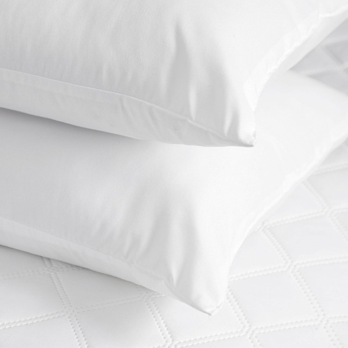 Bh Compatible Almohadas 2 Pack Estándar Microfibra Media.