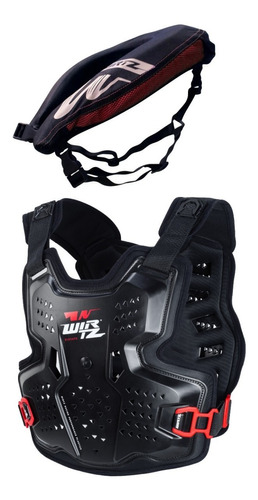 Pechera Motocross Enduro Protector Cervical Wirtz Elevate 