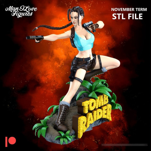 Archivo Stl Impresión 3d - Tomb Raider Lara Croft Classics