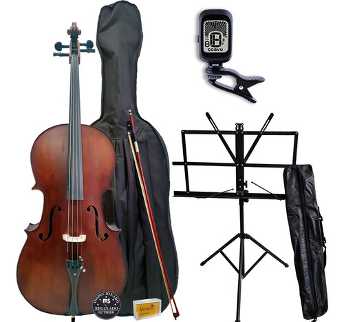 Violoncelo Vivace 4/4 Cst44s Fosco + Kit Completo Oferta!