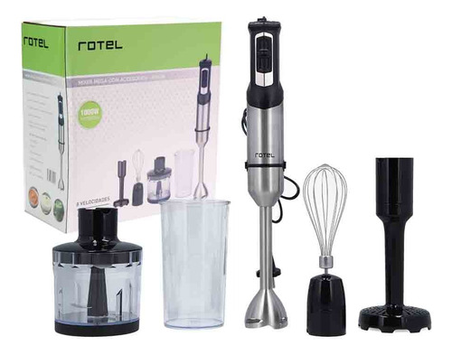 Mixer Mega 4 Accesorios 1000w Rotel