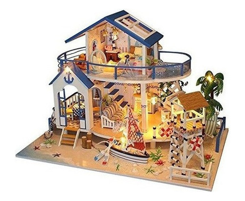 Flever Dollhouse Miniature Diy House Kit Habitacion Creativ