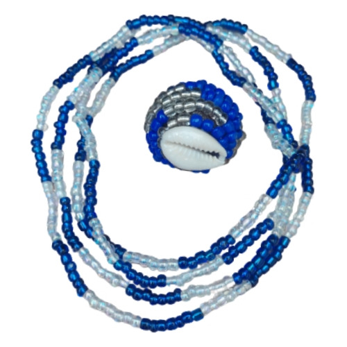 Yemaya Collar Eleke Macuto Y Pulsera 3 Coronas
