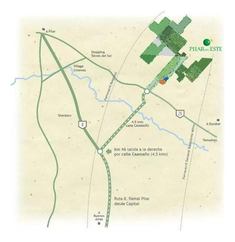 Imagen 11 de 12 de Terreno Venta - Pilar Del Este - San Ramon