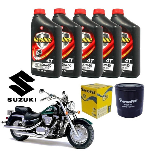 Troca Óleo Suzuki Intruder Lc 1500 Havoline 20w50 E Psl639