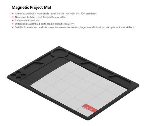 Tapete Work Project Mat, Compartimentos Separados Y Plegable