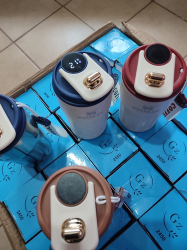 Vaso Cafetero Con Sensor De Temperatura Beige