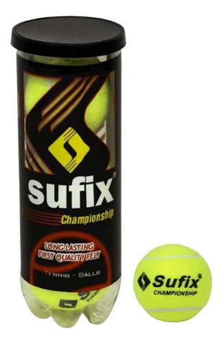  Pelotas Tenis Sufix Championship - Tarro 3 Unidades