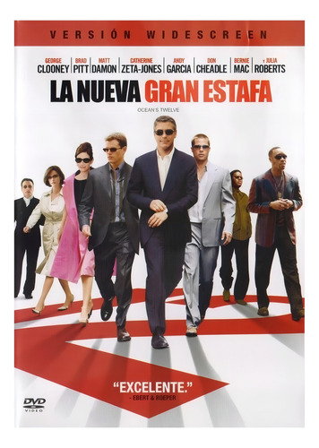 La Nueva Gran Estafa Oceans 12 George Clooney Pelicula Dvd