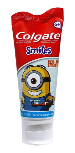 Crema Dental Colgate Kids Smiles 6+ Años 75 Ml Minions