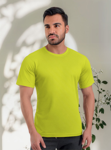 Playera Deportiva Adulto 100% Poliester Antitranspirante Gym