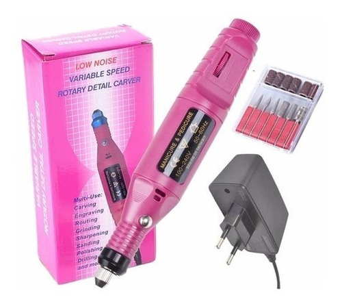 Imagen 4 de 4 de Dremel D Uñas Manicure 110v Limador Pedicure Kit Profesional