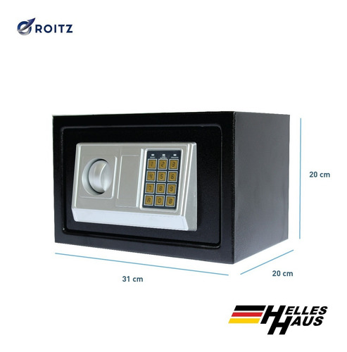 Imagen 4 de 10 de Caja Fuerte De Seguridad Digital Con Alarma Digital