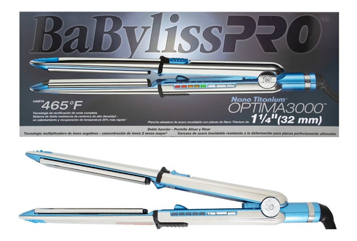 Babyliss Pro Planchita De Alisado Pelo Plancha Optima 3000