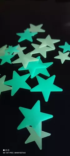 Decoración Infantil Estrellas Fluorescentes