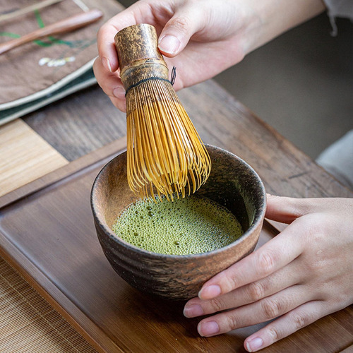 Juego De Té Matcha Japonés Hecho A Mano, Taza De Té