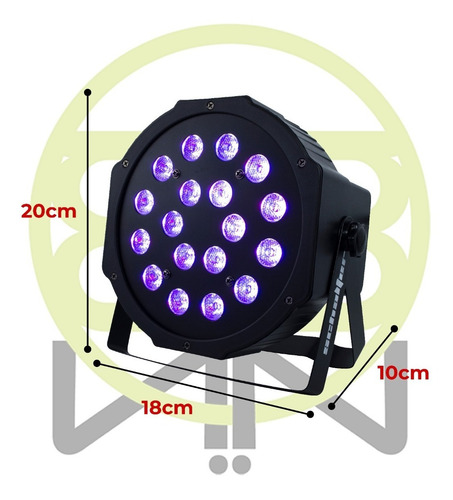 Imagen 4 de 7 de Cañon 18 Led Fullcolor Rgb Schalter
