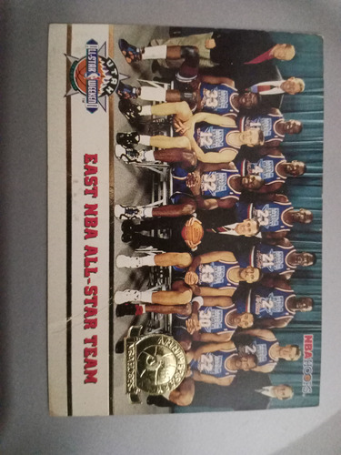 Tarjeta De Colección 1993 East Nba All Star Team Sky Box