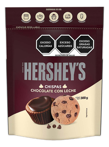 Hershey's Chispas Chocolate Con Leche 300g