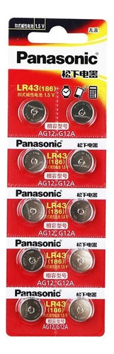10 Pilas Panasonic Lr43 - Lr1142 - 1142 - Ag12 - Sr1142 