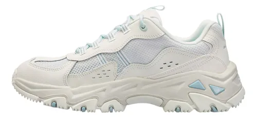 Skechers Tenis D Liteshiker Bla-azu Mujer Blanco