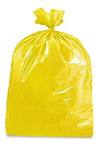 Bolsas De Residuos Amarillas 45x60 30micrones X100 Unidades