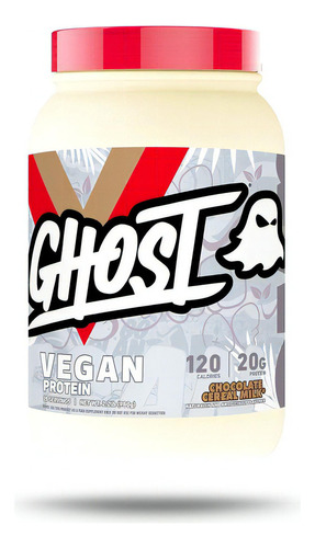 Proteina Ghost Vegan 2 Lbs 28 Serv Sabor chocolate cereal milk