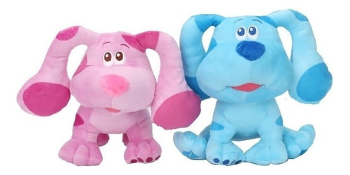 ¡2 Piezas De Pistas De Blue Y Tú! Peluche Azul 18cm