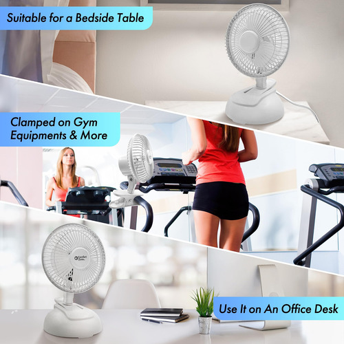 Ventilador Ez-chill Mtfx-6 De 15 Cm Con Clip O Escritorio De