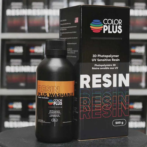 Resin Plus Water Washable Grey 0.5 Kg Color Plus Color Gris