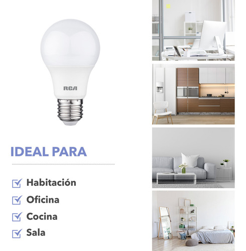 Rca Foco Led Luz Blanca 9w Rc-f9i60-b Luz Blanco