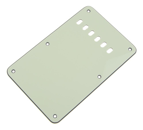 Placa Posterior De Seis Agujeros Para Guitarra Verde