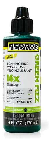 Espuma Limpieza Bicicleta Pedros Green Fizz 120 Ml Color Verde Oscuro