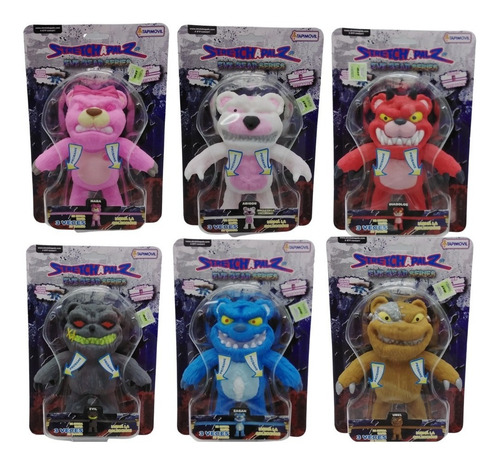 Imagen 3 de 5 de Muñeco Estirable Osos Monstruos Stretchapalz Fidget Zagan T