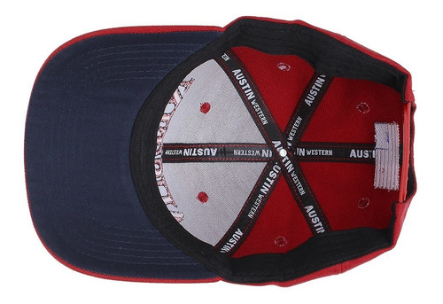 Imagem 4 de 4 de Boné Austin Western Vermelho Bordado 26692