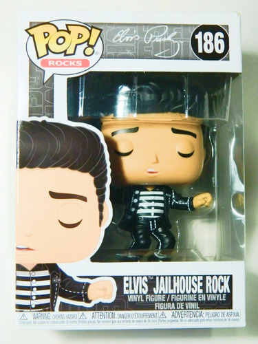 Funko Pop Rocks: Elvis Presley (jailhouse Rock) 186