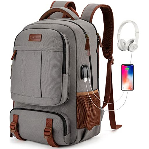 Tzowla Canvas Laptop Mochila, Bolsa Para Hombres Hv98b