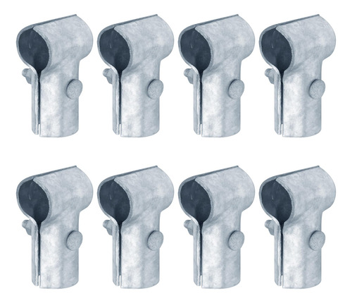 Abrazadera En T Para Valla De Cadena, 8 Unidades, 1-3/8 PuLG