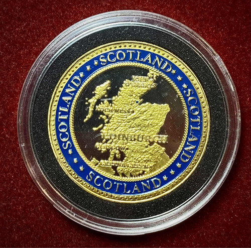 Medalla O Token Escocia William Wallace Edimburgo Nuevo