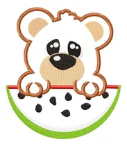 Comprar Matriz Para Bordados Maquina Animal Oso Osito Y Sandia M806 Color 806 Osito 806