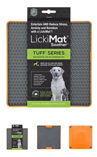 Alfombra Plato Lickimat Soother Tuff Interactivo Para Perro