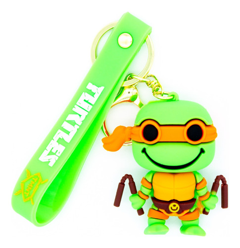 Tortugas Ninja Llavero Donatelo Leonardo Funko Nickelodeon