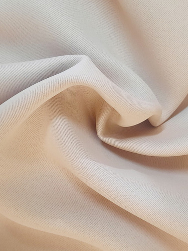 Cortina Vilon Textil Blackout + Voile 140x220 4 Paños Crema