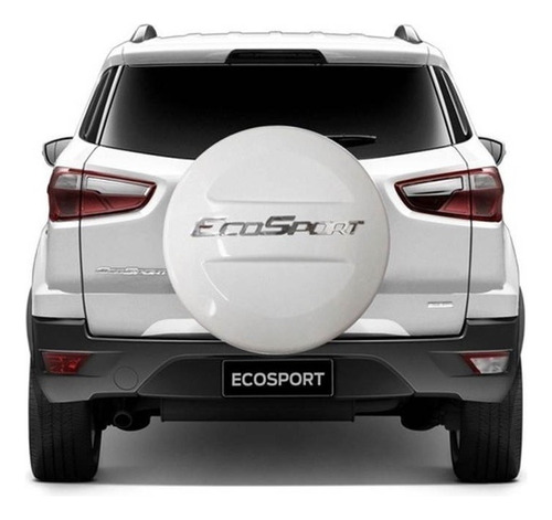 Capa Estepe Plastico Ecosport 13 Até 2019 Branco Artico