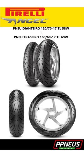 Par 160-60 R17 Tras E 120-70 R17diant Xj6 Cb500 Hornet