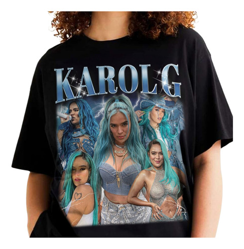 Playera Karol G, Camiseta Reggaeton Star
