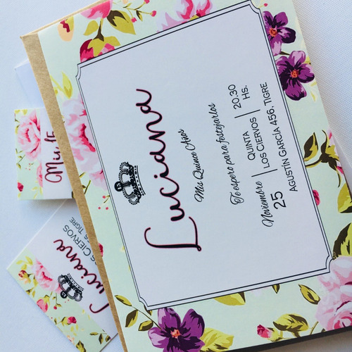Invitaciones Quince Años Casamiento Participaciones X10